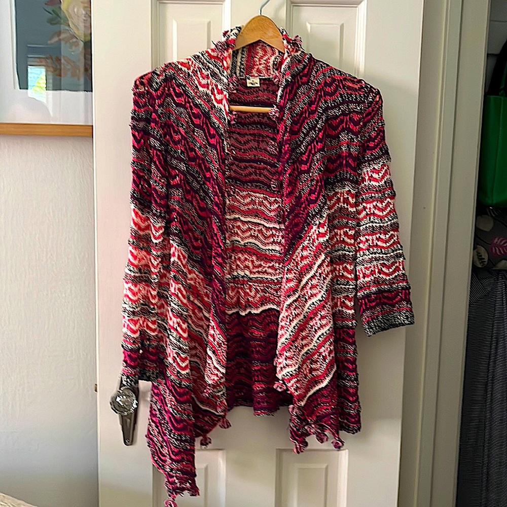 Anthropologie Knitted, Boho Sweater- Jacket